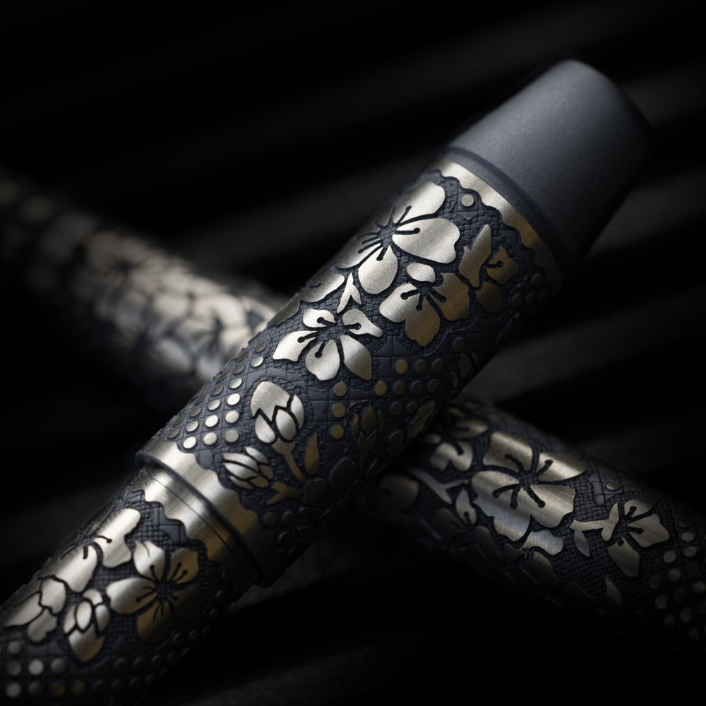 Titanium TechLiner Grid Pen -- Sakura LE (Matte TRD / Bronze Ano)